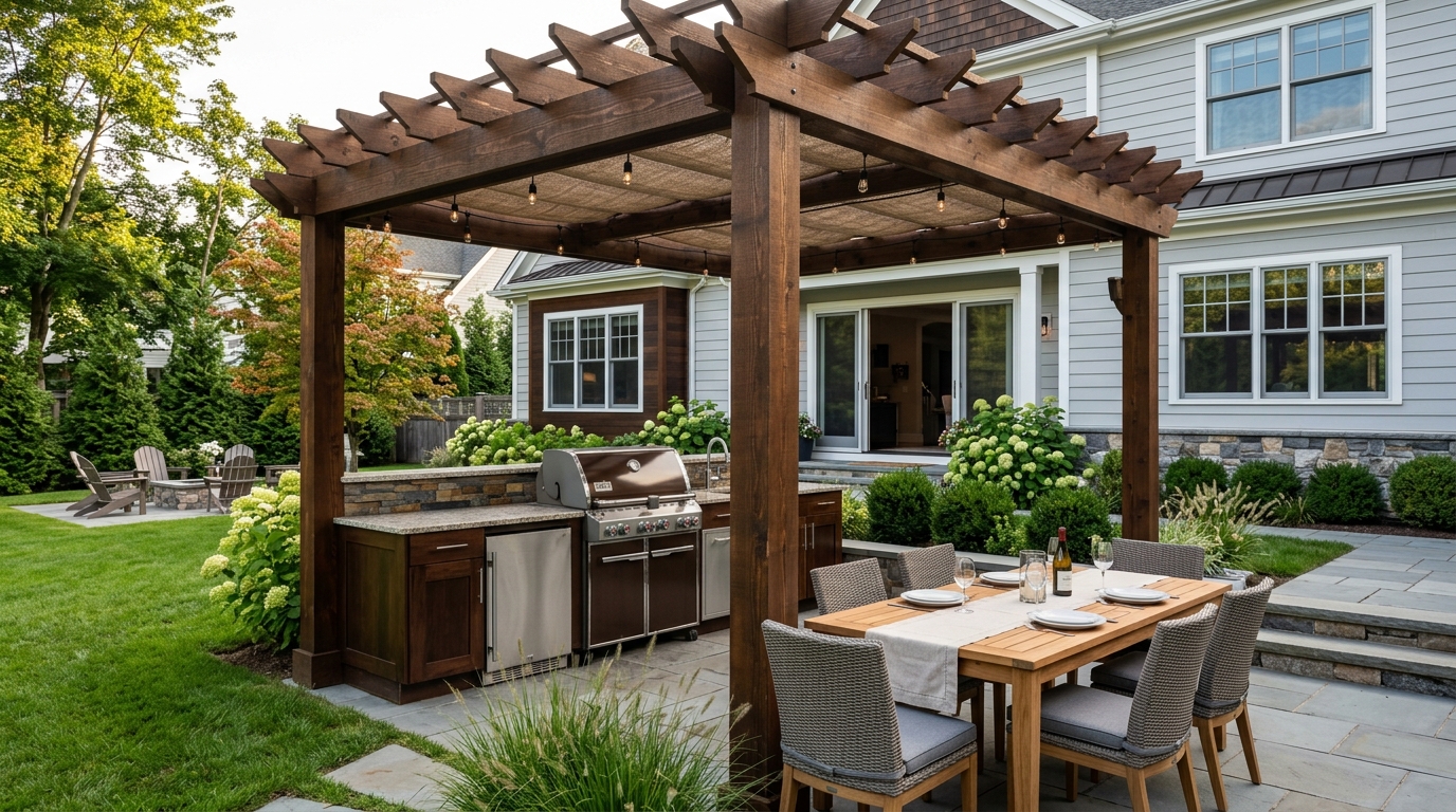 Pergolas & Outdoor Kitchens Design